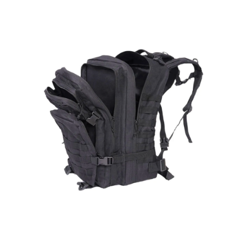 6 mochila senderismo negra