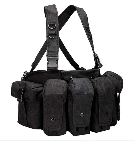 Chaleco Táctico de Airsoft Negro