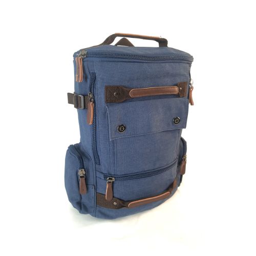 Mochila Rectangular Vintage Azul