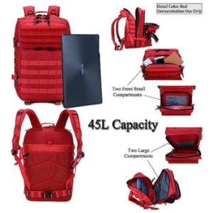 Mochila-tactica-roja-militar-45 litros-senderismo-acampada (8)